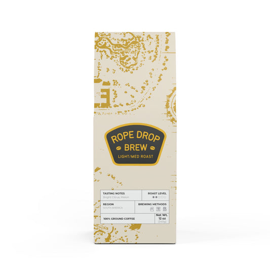ROPE DROP BREW COFFEE- Light-Medium Roast