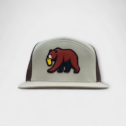 The Thirsty Bear Hat 7 Panel