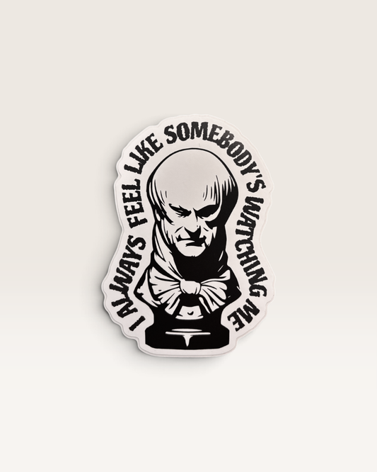 Watching Me Sticker