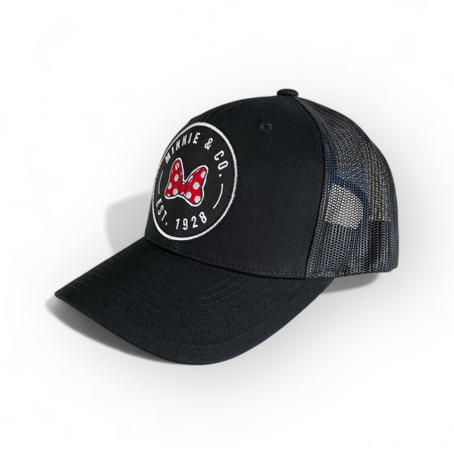 Bowtiful Mouse Patch Hat- Retro Trucker