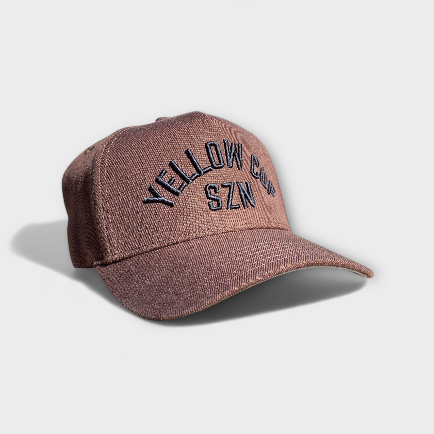 Yellow Cup SZN Hat- Chocolate