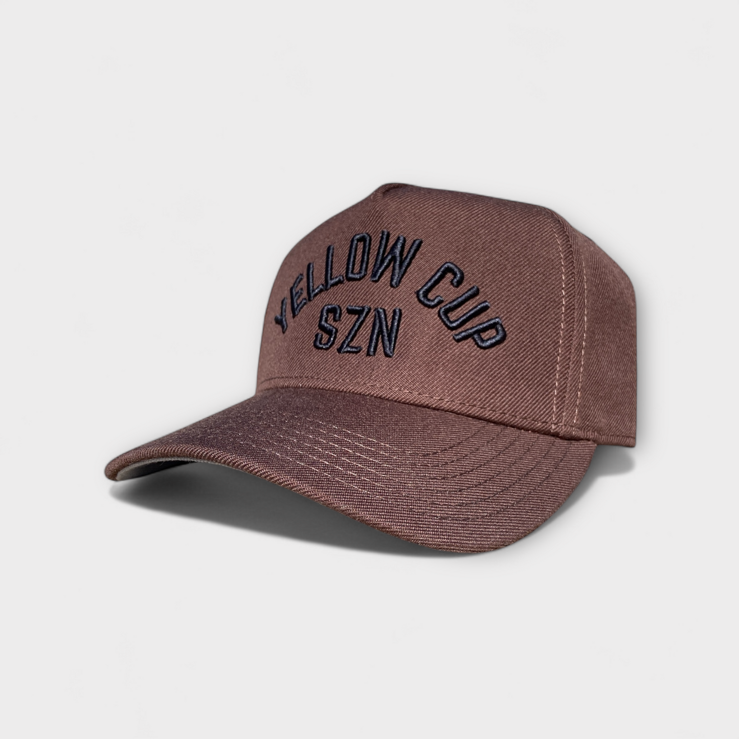 Yellow Cup SZN Hat- Chocolate