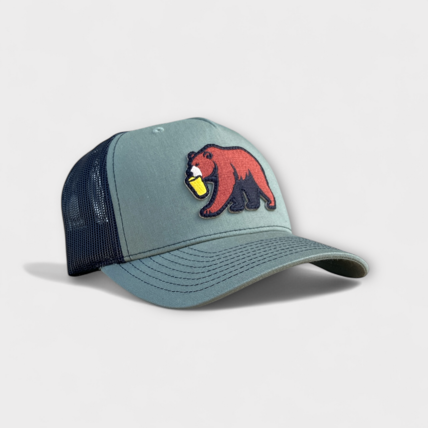 The Thirsty Bear Hat Retro Trucker