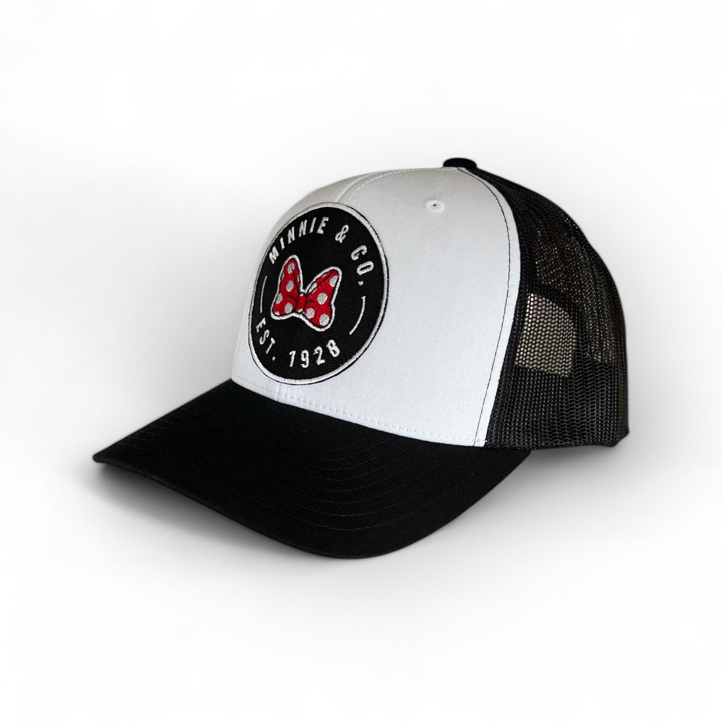 Bowtiful Mouse Patch Hat- Retro Trucker