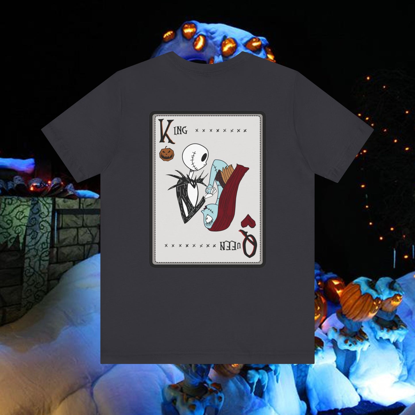 subtle jack skellington shirt