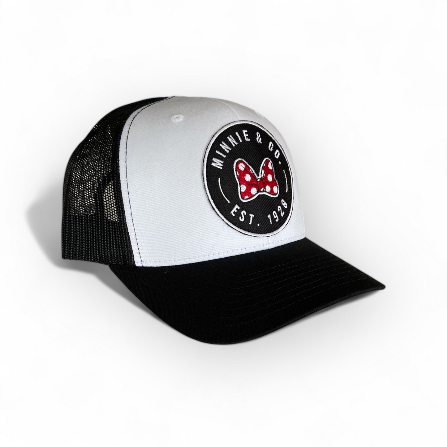 Bowtiful Mouse Patch Hat- Retro Trucker