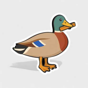 The Churro Duck Sticker