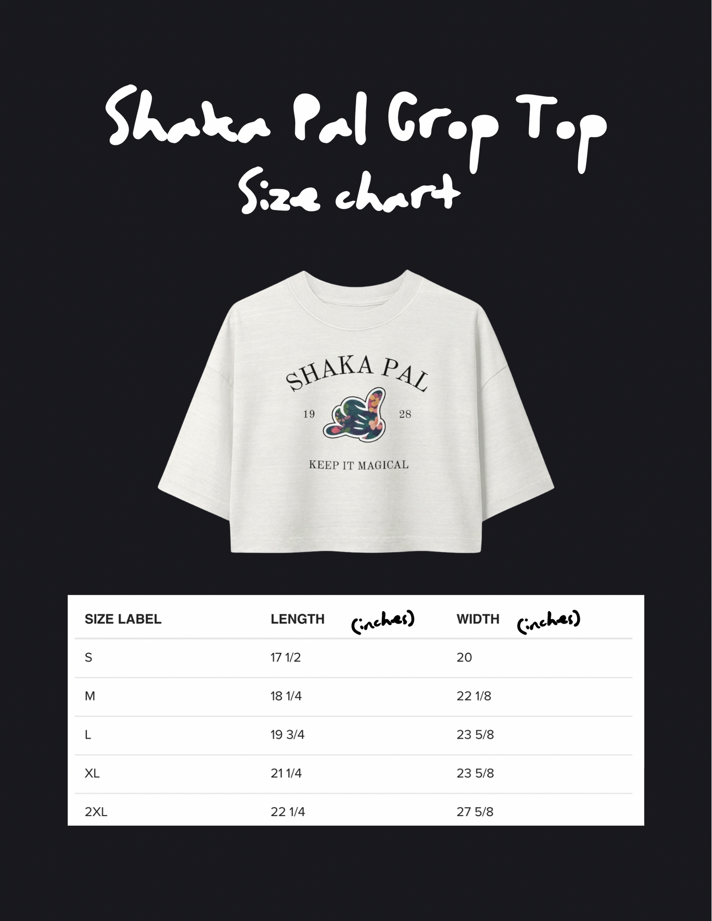 Stay Magical Crop Top Tee