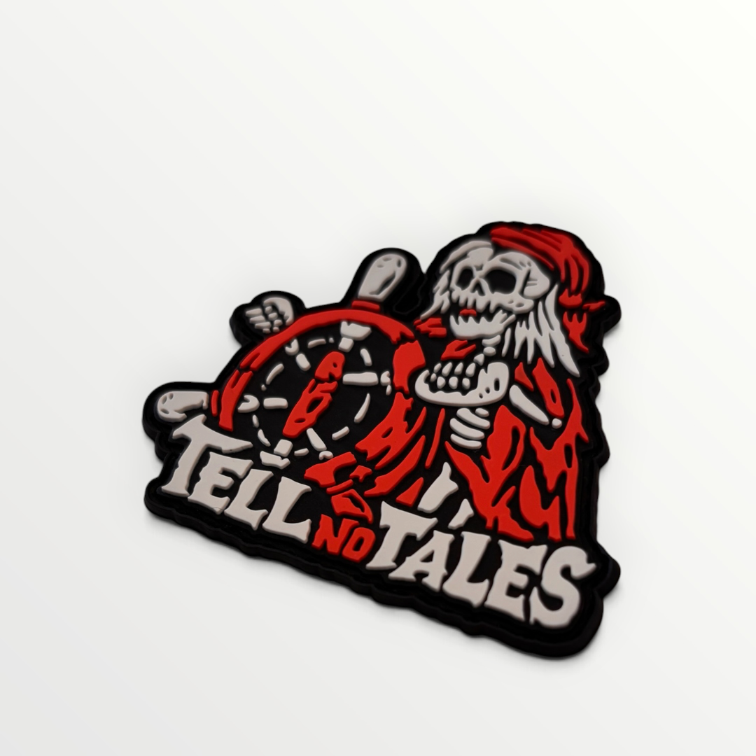 Tell No Tales Hook n Loop Patch- OOPS