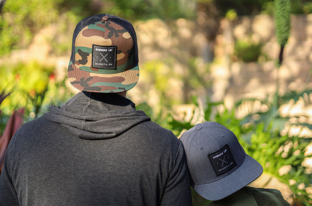 SABERS UP Hat Line- 5 Panel Classic Trucker - Vacation Patches