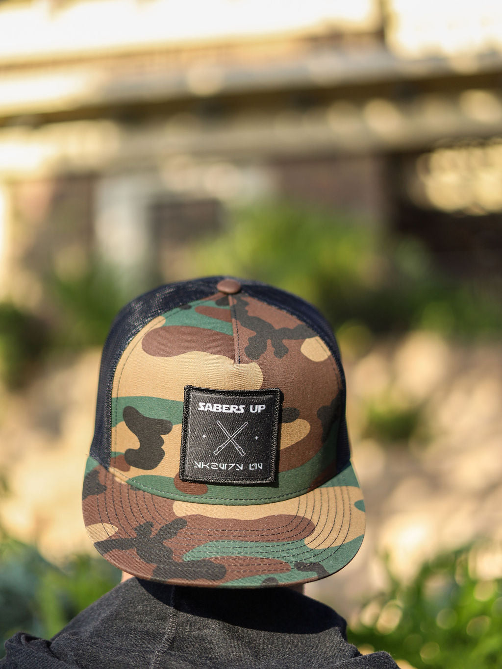 SABERS UP Hat Line- 5 Panel Classic Trucker - Vacation Patches
