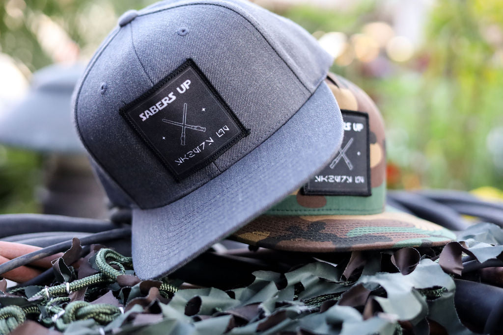SABERS UP Hat Line- Premium Flatbill Snapback - Vacation Patches