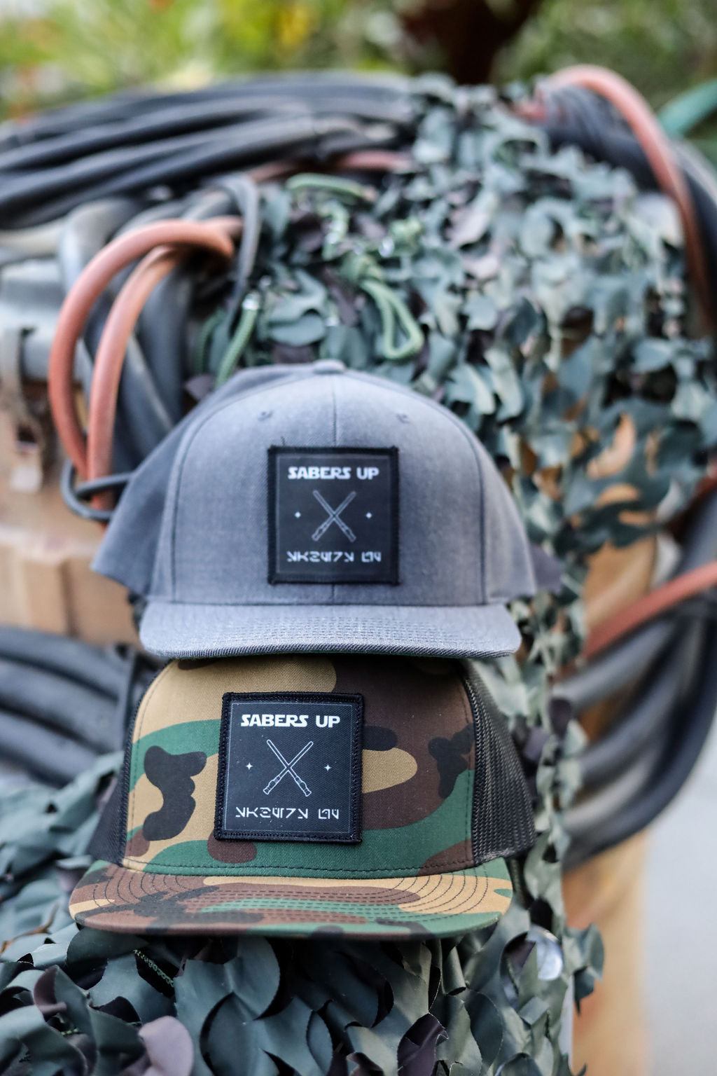 SABERS UP Hat Line- 5 Panel Classic Trucker - Vacation Patches