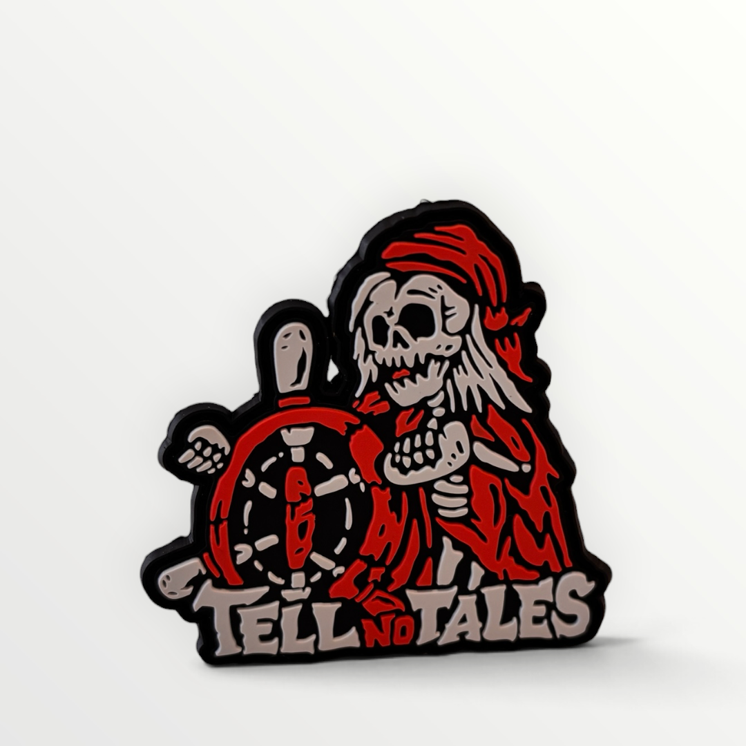 Tell No Tales Hook n Loop Patch- OOPS
