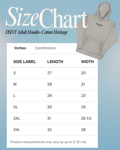 DSNY Adult Hoodie- Cotton Heritage