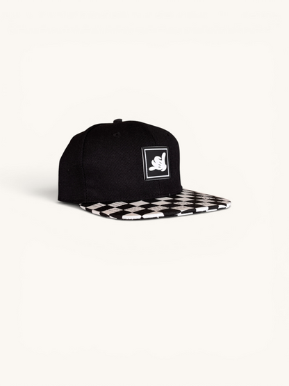 Shaka Pal Checkered Snapback Hat