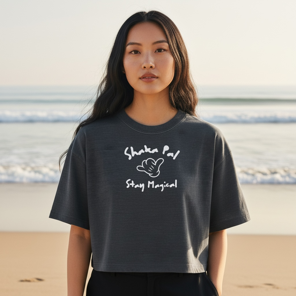 Shaka Pal Crop Top Tee