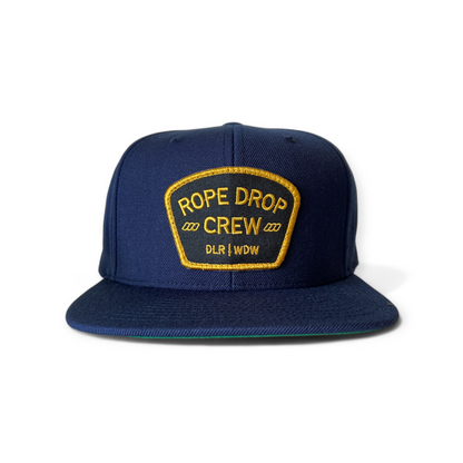 Rope Drop Crew Hat- Premium Flat Bill