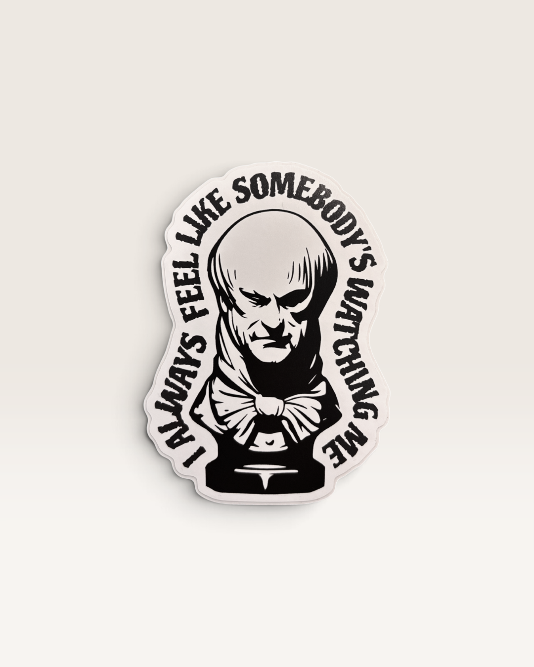 Watching Me Sticker