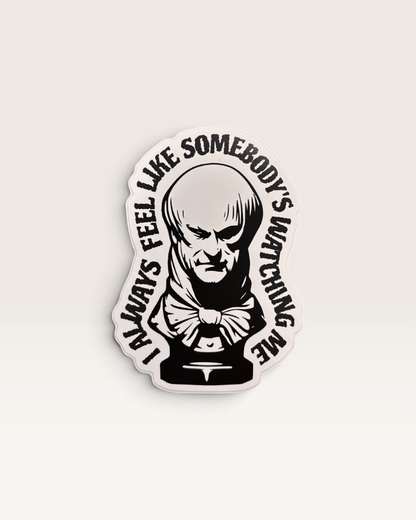 Watching Me Sticker