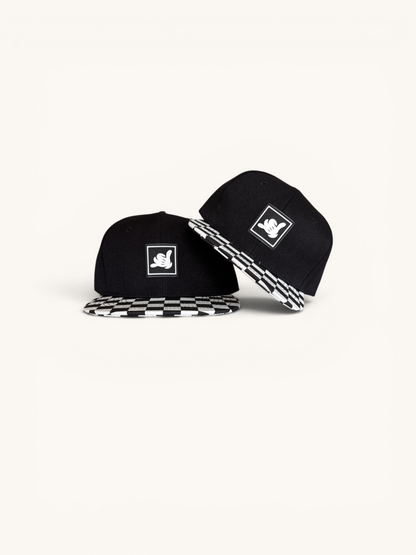 Shaka Pal Checkered Snapback Hat
