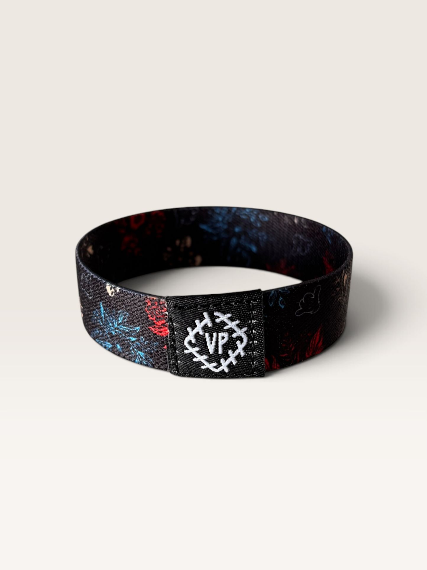 Park Band Wristband- Shaka Hawaiian Flower