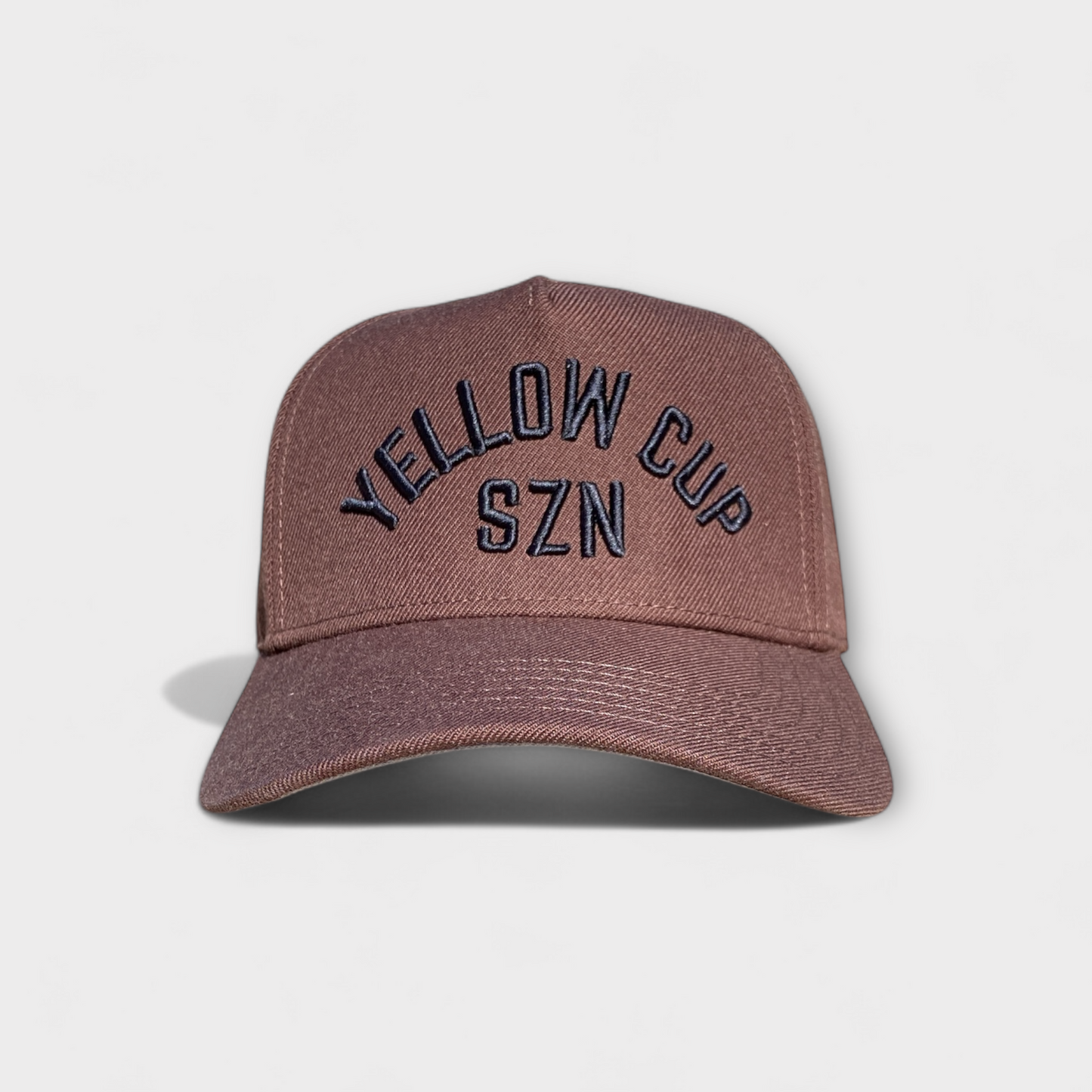 Yellow Cup SZN Hat- Chocolate