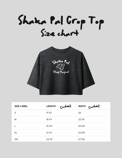 Shaka Pal Crop Top Tee
