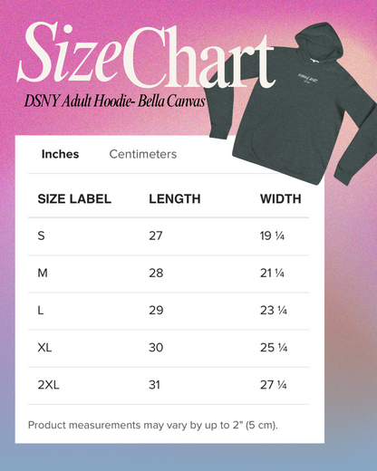 DSNY Adult Hoodie- Bella Canvas