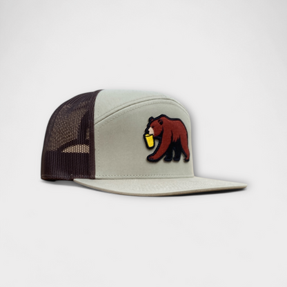 The Thirsty Bear Hat 7 Panel