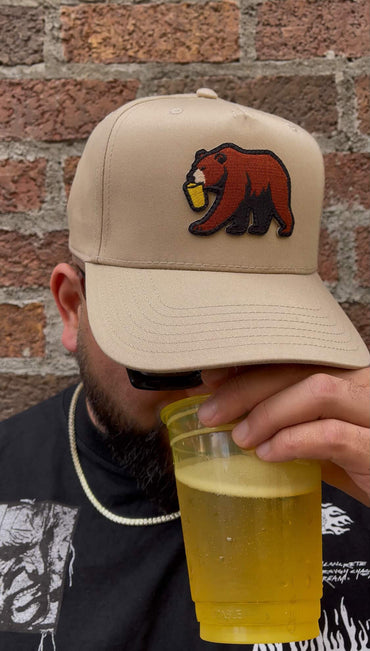 The Thirsty Bear Hat Retro