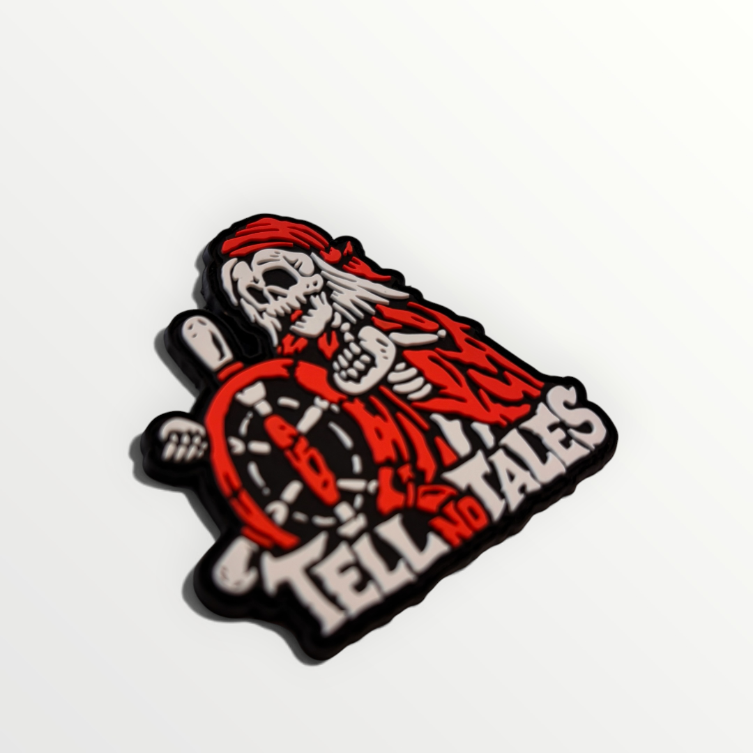Tell No Tales Hook n Loop Patch- OOPS