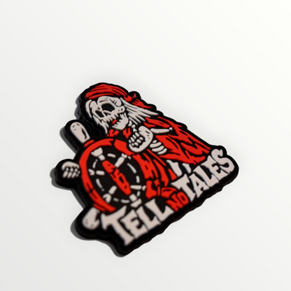Tell No Tales Hook n Loop Patch- OOPS