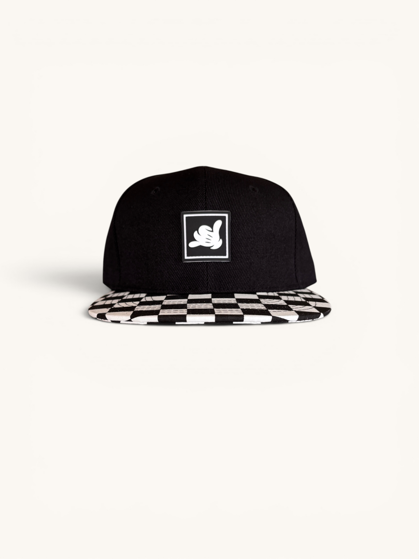 Shaka Pal Checkered Snapback Hat