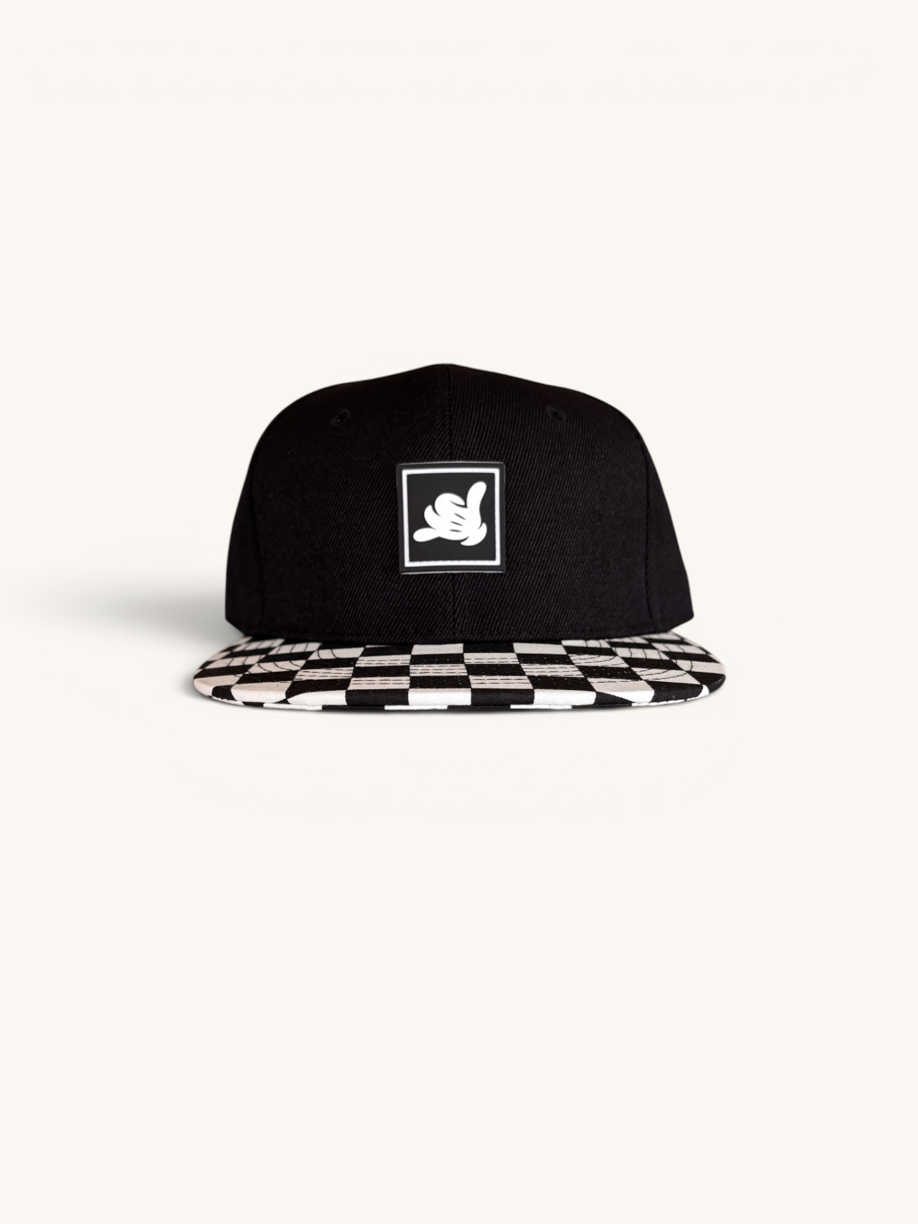 Shaka Pal Checkered Snapback Hat