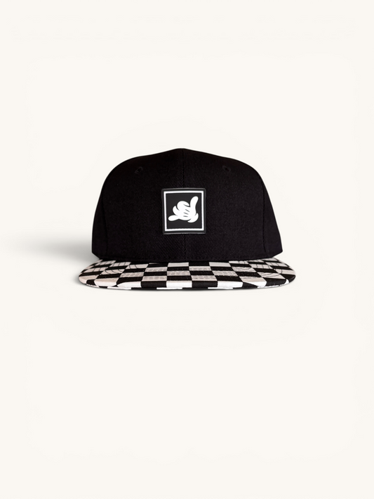 Shaka Pal Checkered Snapback Hat