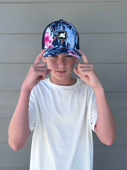 Shaka Pal Floral Mesh Hat