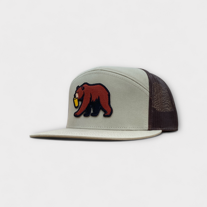 The Thirsty Bear Hat 7 Panel