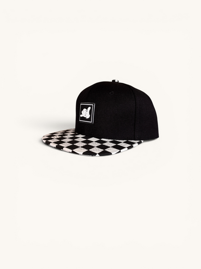 Shaka Pal Checkered Snapback Hat- Youth