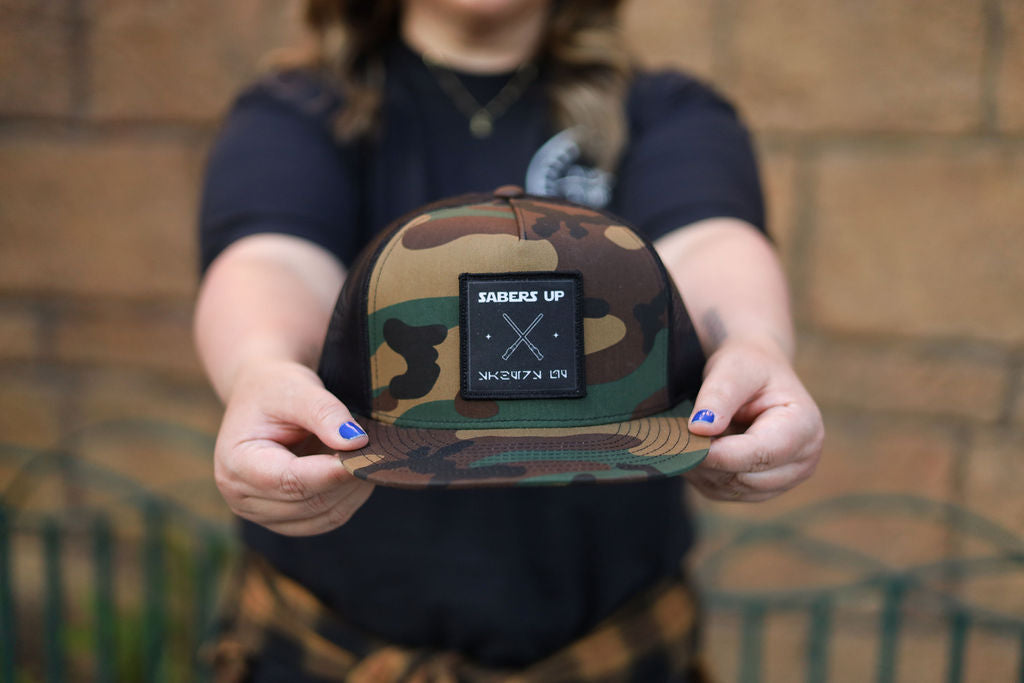 SABERS UP Hat Line- 5 Panel Classic Trucker - Vacation Patches