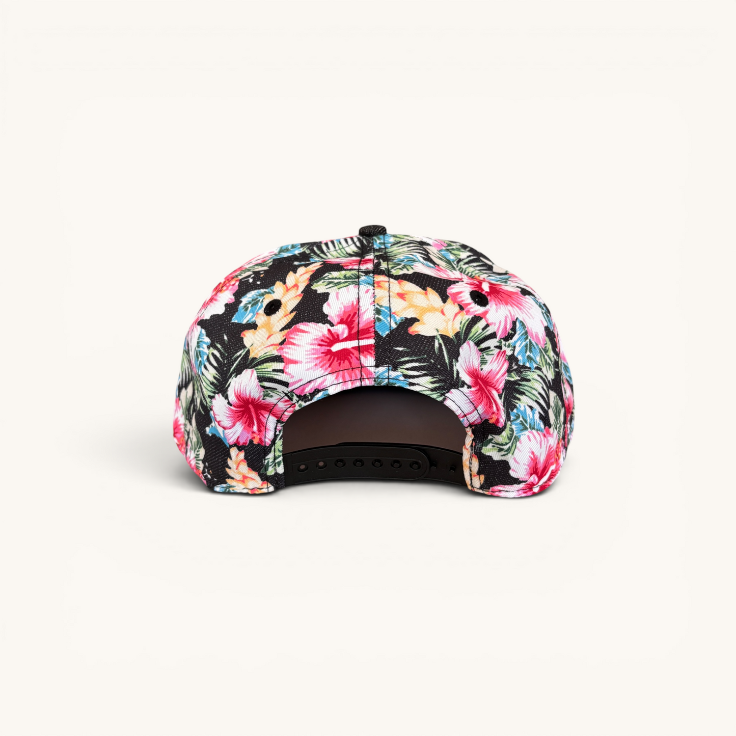 Shaka Pal Floral Black Hat