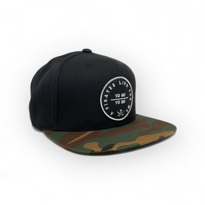 camo flat bill pirates hat