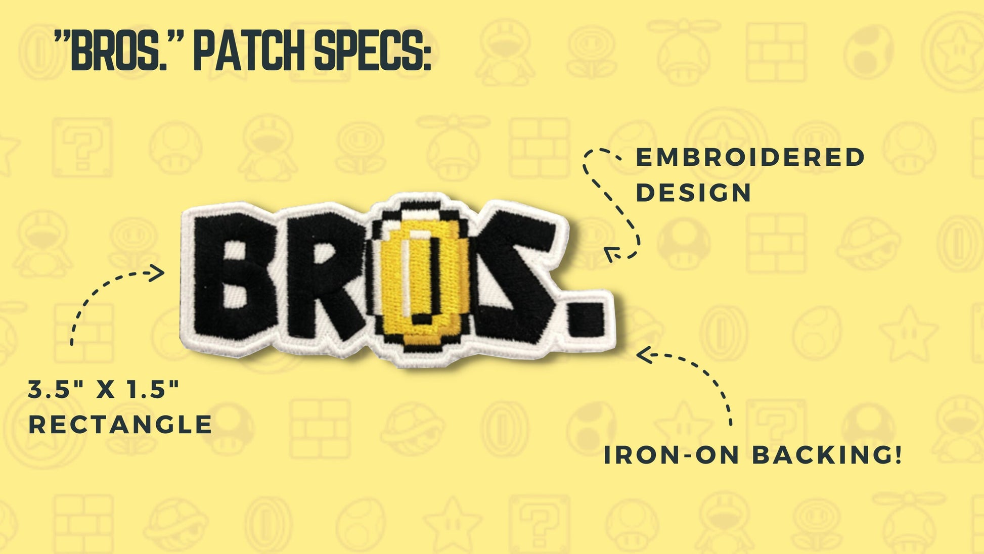 Super Mario Bros patch for accessories