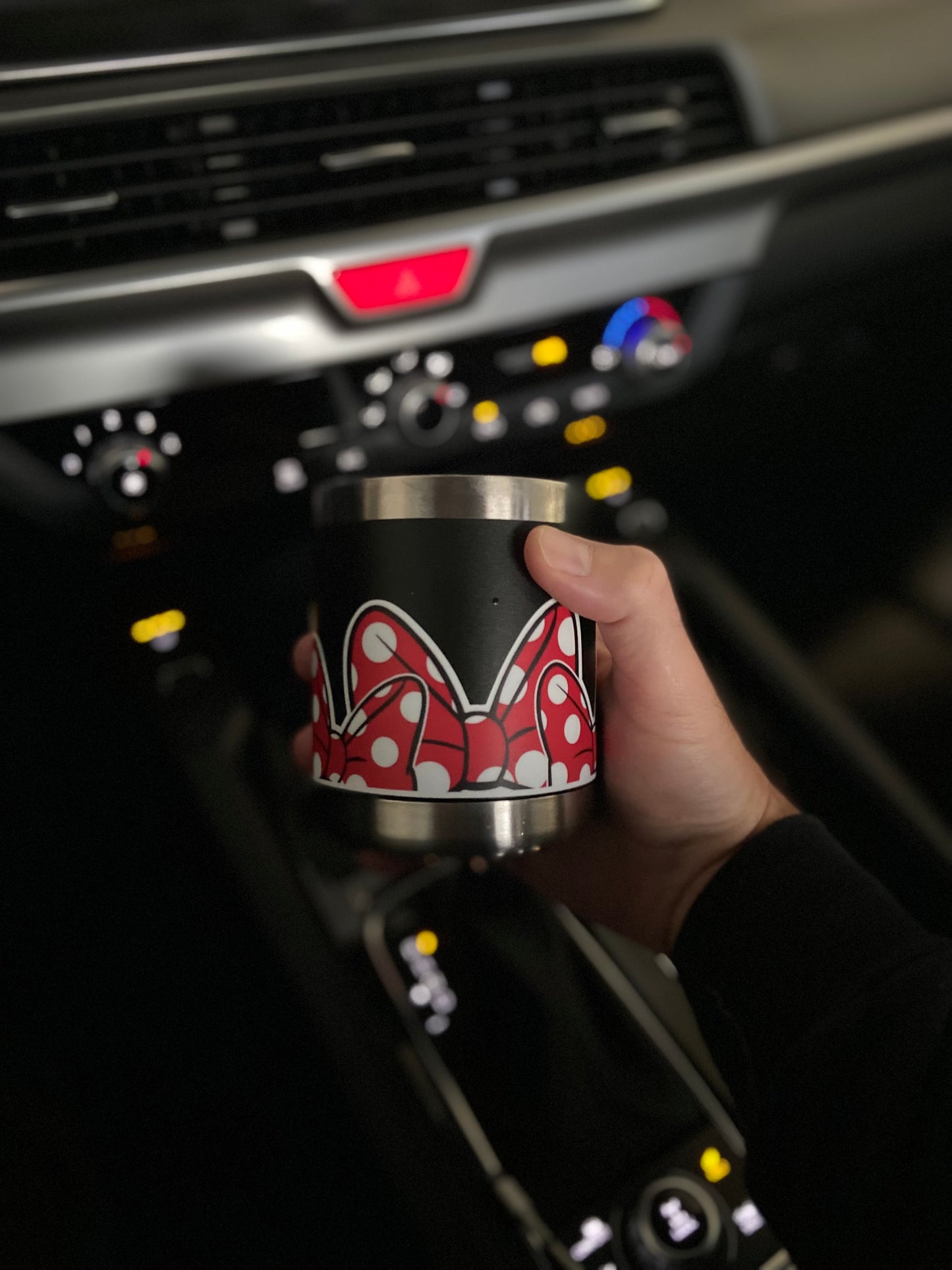 minnie bow sticker for water bottle