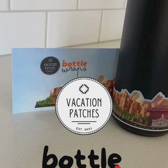 how to apply vacation patches stickers