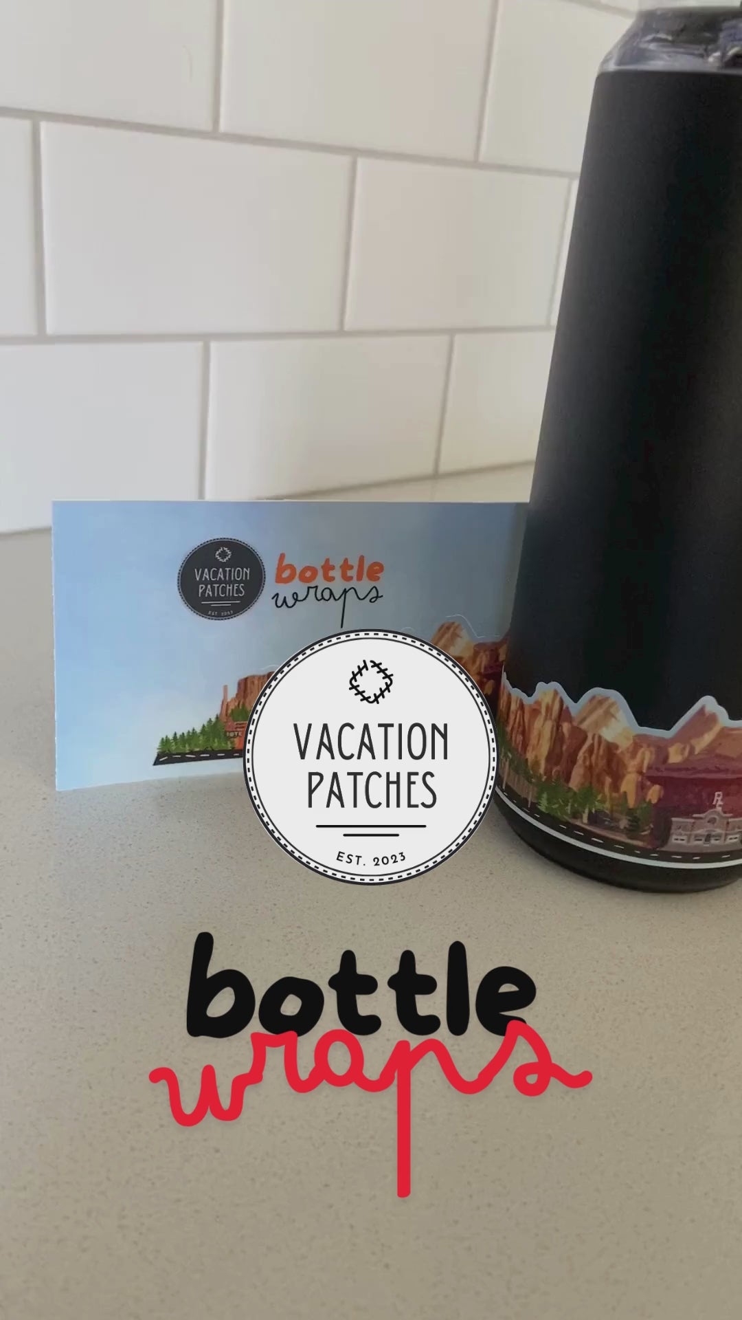 how to apply vacation patches stickers